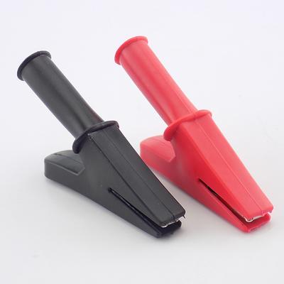 Test Probe Alligator Clip Banana Plug Cable Clips Socket Battery Test Clip Insulated 4mm Banana Plug