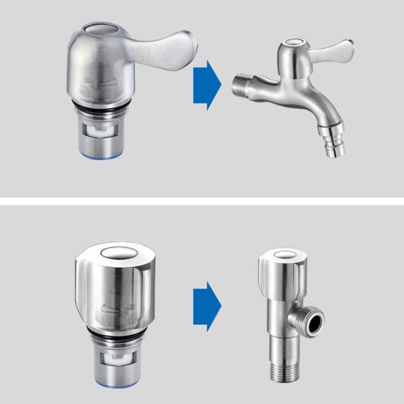 Ceramic Disc Stem Cartridge Faucet Valves Bathroom Fittings Universals Faucet Switches Handle Faucet Replacement Part