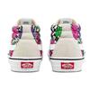 Vans Sk8 Cushioning Durable Lightweight Breathable Mid-Top Skate Shoes Women Sneakers White Gray Floral VN0A3WM340G