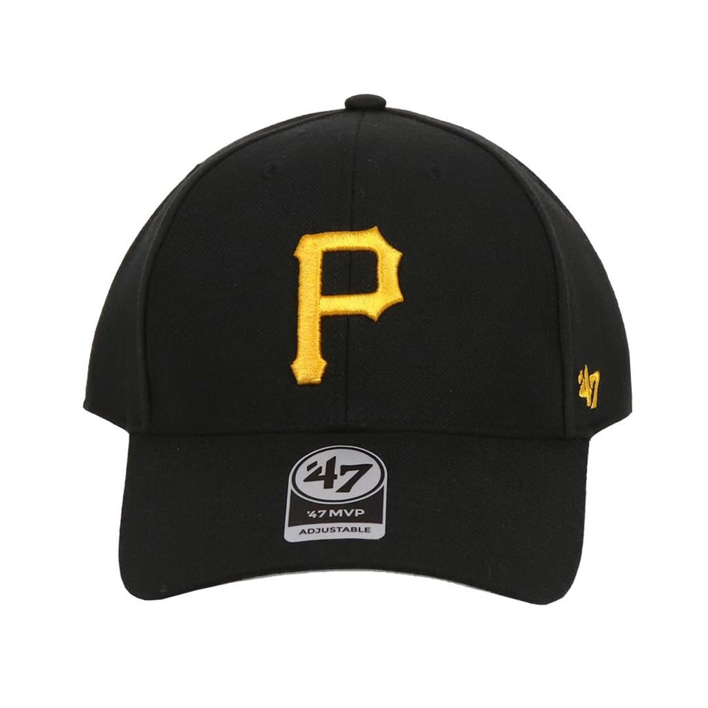 47 Pittsburgh Pirates MLB MVP Cap Black Free Size Women's Men's