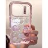 Creative DIY Epoxy Pink Bear Sticker for Apple 17Promax Mobile Phone Case IP16Pro 2-in-1 Colorful 15