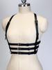 Cintura a Pettorina in Pelle, Harness Gotico da Donna, Accessori per Festa Appuntamento Cintura a Pettorina in Pelle da Donna