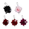 Butterfly Rose Artificial Flower Keychain Flexible PVC Design Lightweight  Accessory For Bags Keys Fashion Jewelry