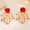 High-End Ocean-Inspired Coral Necklace for Girls - Versatile, Fashionable Red Accessory