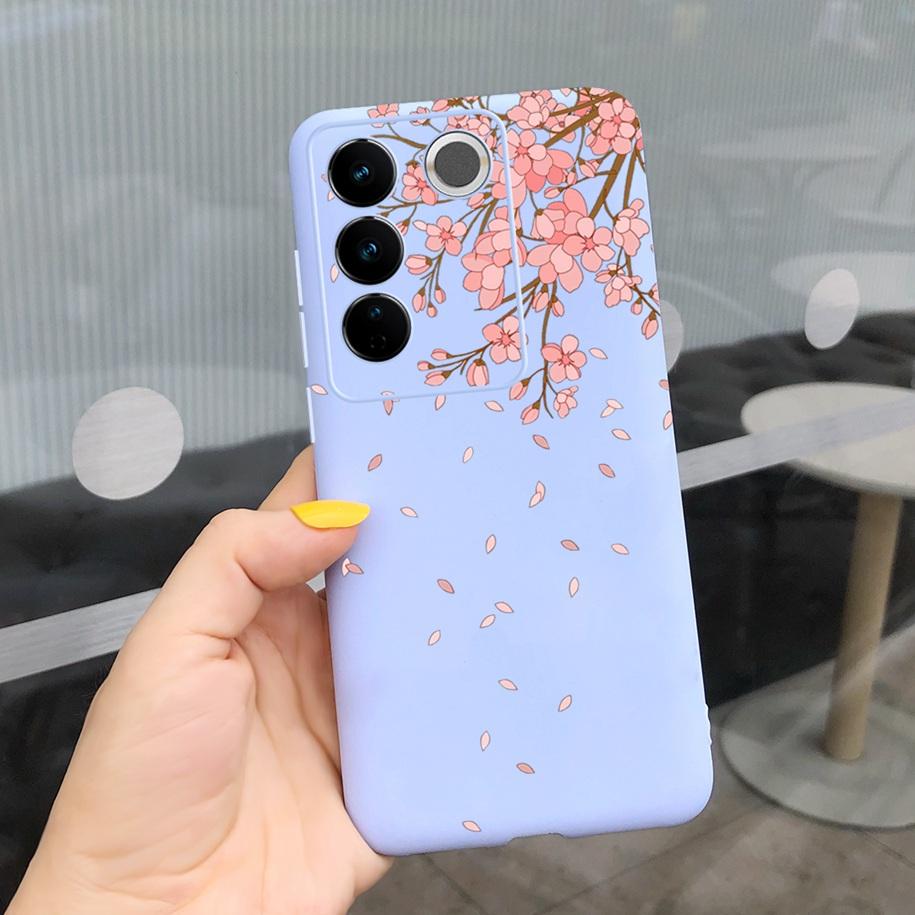 For Vivo V27 Pro Case Vivo V27e Back Cover Fashion Candy Color Painted Funda For Vivo V27 5G V 27e V27Pro V2237 V2230 Soft Shell