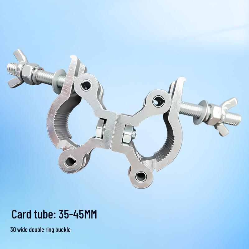 Single & Double Hook for Stage, Par, and Moving Head Lights - Cast Aluminum