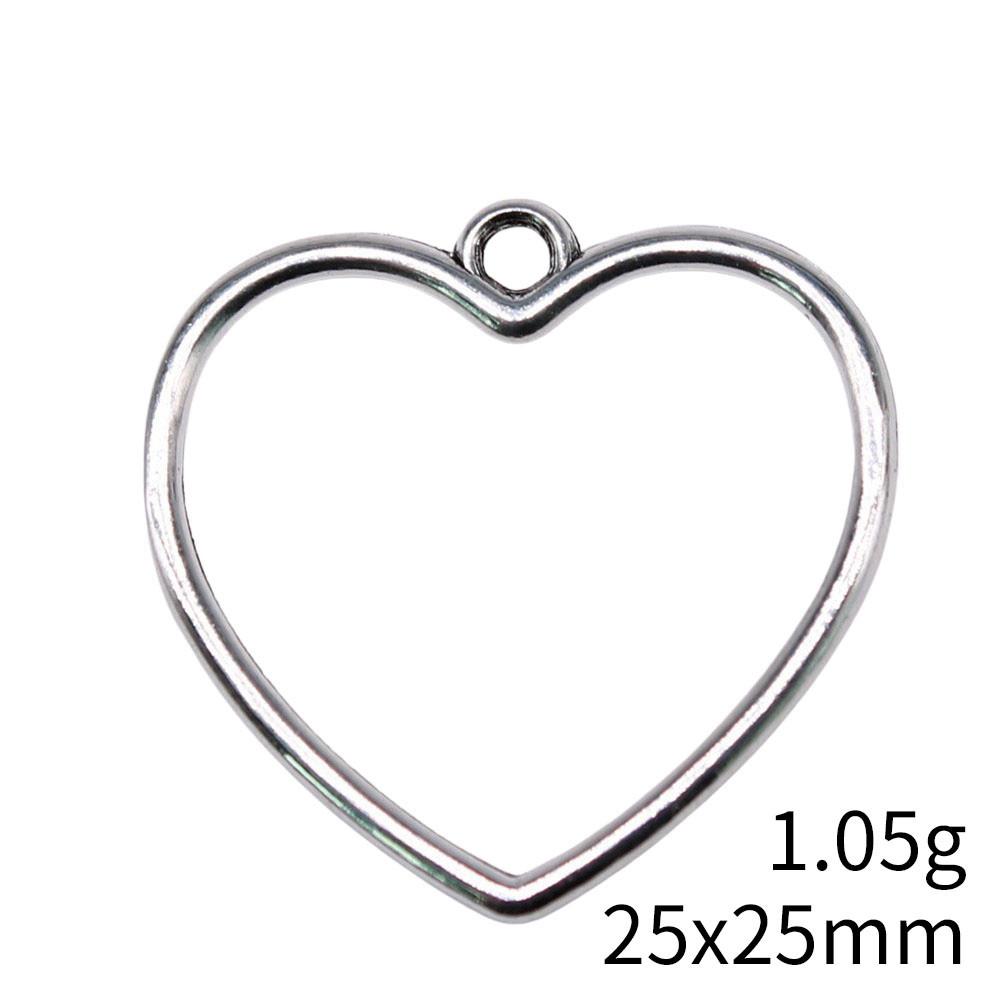 Back To School Charm Bracelet Hollow Peach Heart Charms Pendant Ornaments For Home Male Pendant