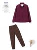 Middle-aged Women's Casual Sportswear: Fashionable Two-Piece Spring/Autumn Sweatshirt Set