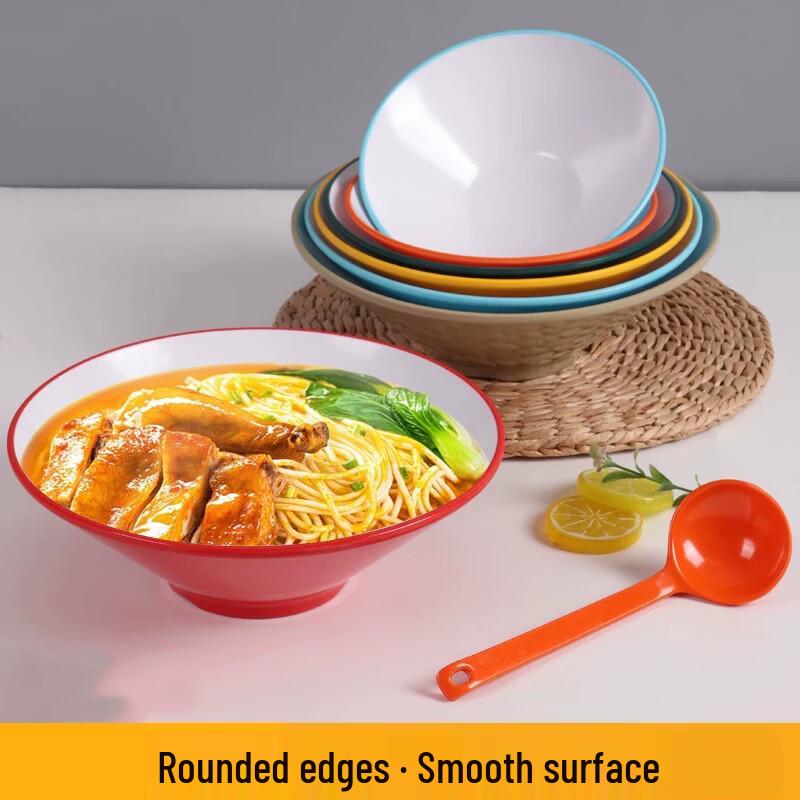 Anyishun Melamine Conical Noodle Bowl