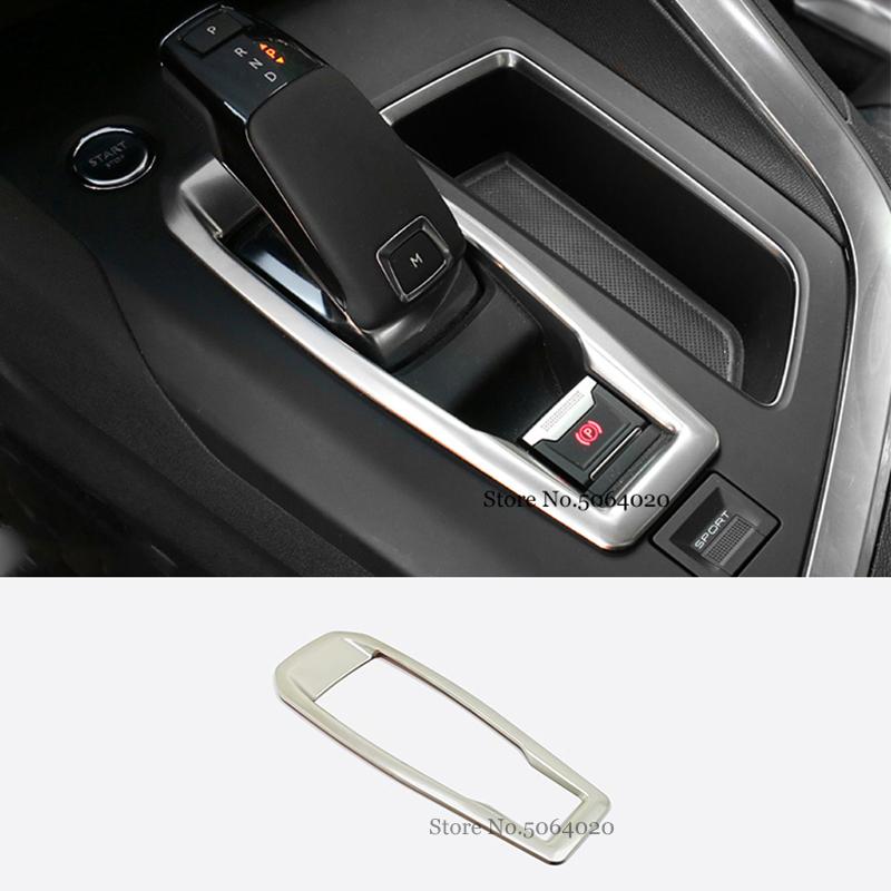 For Peugeot 3008 GT 5008 2017-2023 Car Styling Accessories Stainless Steel Interior Front Row Water Cup Holder Frame Cover Trim