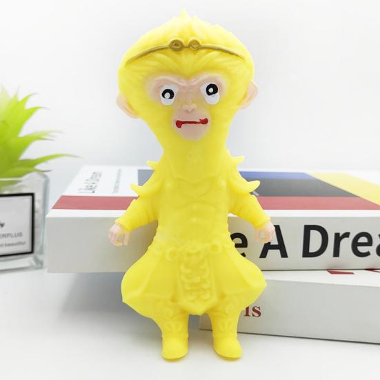 Wukong Squeeze Toy Slow Rebound Stress Anxiety Relief Portable Kids Teens Adults Monkey