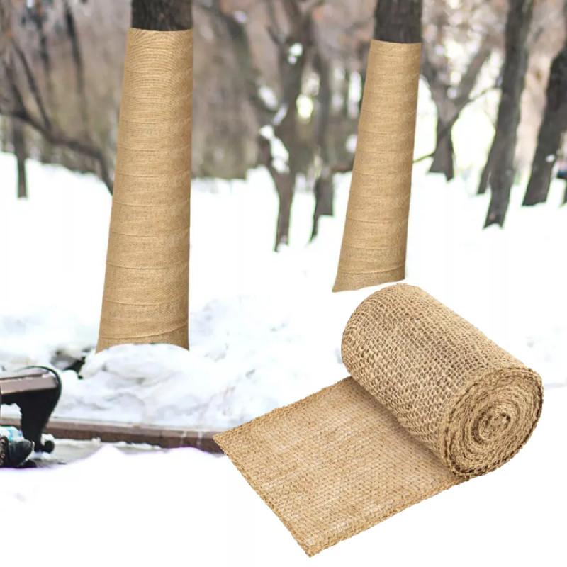 Premium Natural Burlap Tree Protector Roll Versatile Plant Wraps For Tree Protection And Support