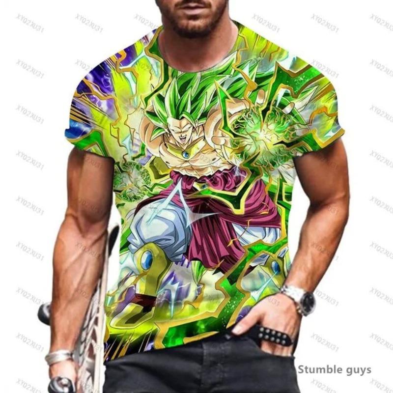Summer Men's Gym Goku Tshirt Men Tops Dragon Ball Anime T-shirt Kakarot Vegeta Super Saiyan