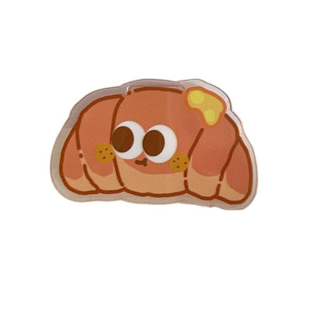 

Декоративная Милая ПП Скрепка Скрепка Акриловая Скрепка Офисные Принадлежности Мультяшная Скрепка для Заметок Детская Croissant