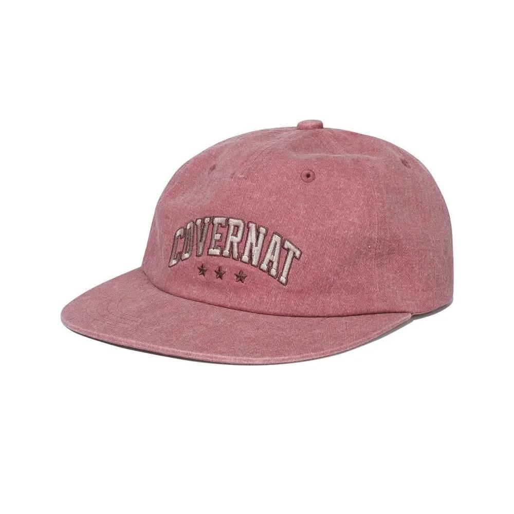 Daily Couple Street Arch Logo Vintage 5-Panel Cap Pink F