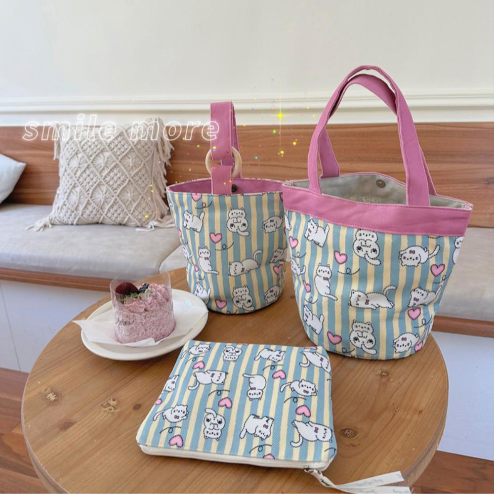 

Милая принтованная мультяшная сумочка, флокированная ручная сумка, забавная сумка для хранения