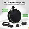 Oxford Fabric Waterproof Tool Pouch Circular Portable Bag for Hardware Tools Car Cable Storage