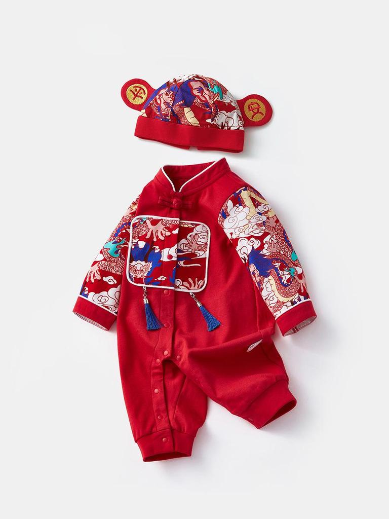 Spring-Summer 2025 Baby Boy Romper - Ideal for Birthday, Hundred Days, and Banquet Celebrations