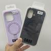 Applicable to Apple 15promax with magnetic bracket mobile phone case liquid silicone iPhone17 with fulcrum protective case