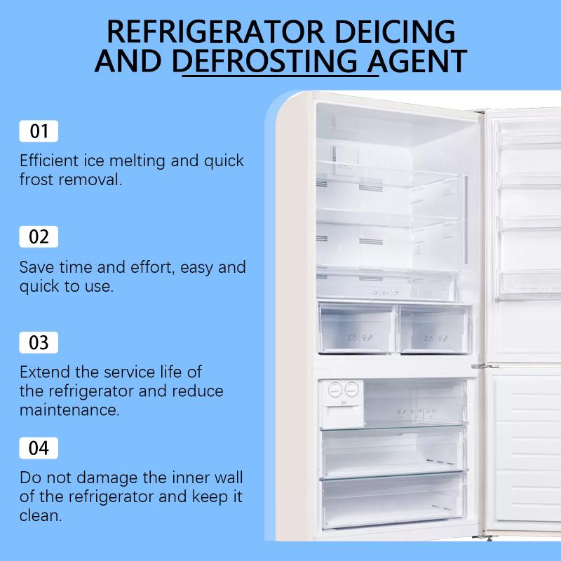 120ml Refrigerator Defrosting Deicing Agent Quick Disintegrates Ice Buildup Reduces Freezing Frequency Lowers Energy Consumption