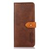 KHAZNEH For Motorola Edge 50 Ultra 5G/Moto X50 Ultra 5G Case PU Leather Phone Cover Gold Magnetic Buckle Decor