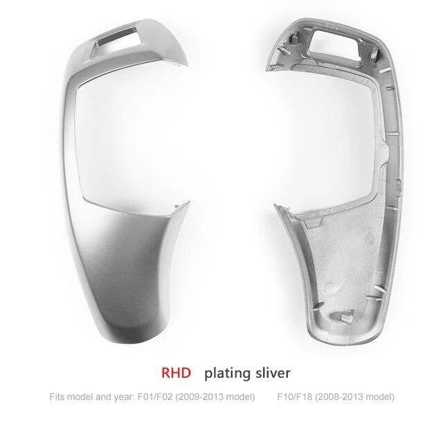 Para BMW Modelo Antigo F10 F18 F01 F02 Peças de Reposição Interior Cobertura do Pomo da Alavanca de Câmbio Guarnição Painel da Alavanca de Câmbio 2008-2013