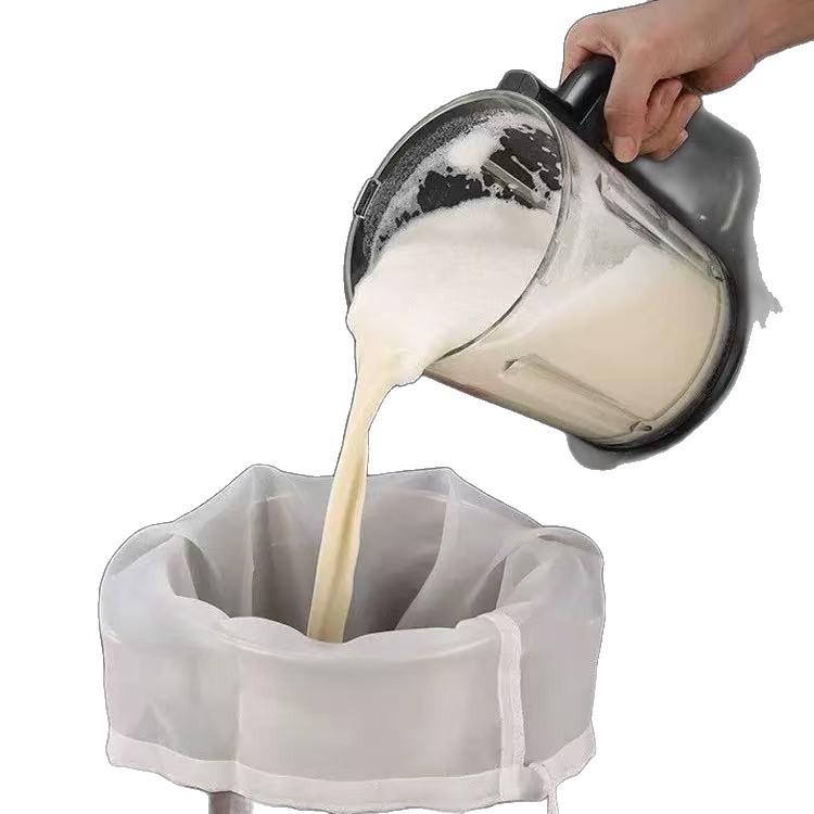 Multi-Use Filter Mesh Bag for Brewing, Nut Milk, Wine, and Coffee