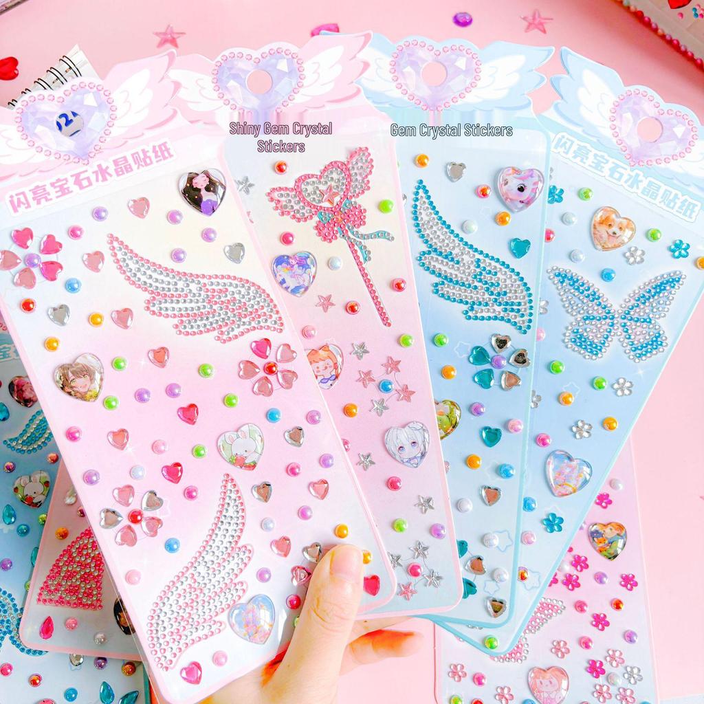 Children's DIY Fairy Wand & Butterfly Stickers with Shiny Gems