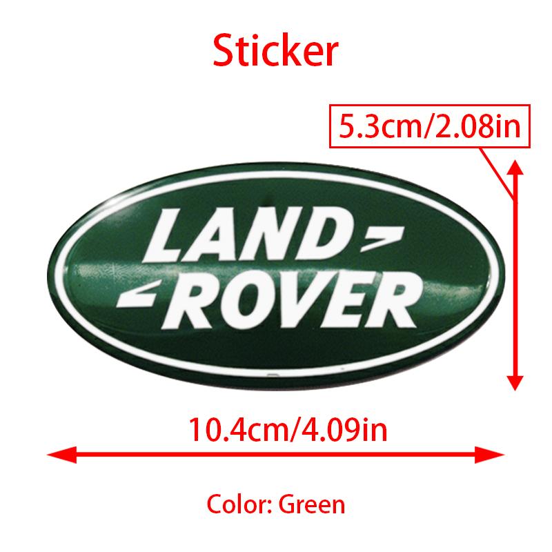 86mm 104mm Car Front Grille Logo For Land Rover Discovery Range Rover Evpque Defender 4 Velar Freelander Trunk Badge Accessories pzcr2