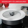 Tefal ingenio couvercle anti-projection inox 24-30 cm l9879902
