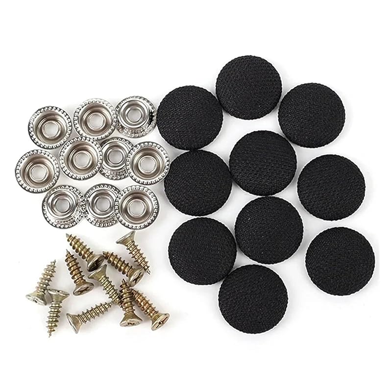 All Car Roof Fixing Buckle Screw Kit Fastener Auto Interior Ceiling Cloth Shedding Repair Rivet Cars Accessories(60pcs-Beige)