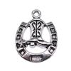Vintage Horseshoe Charms Alloy Metal Pendants For DIY Jewelry Lucky Themed Accessories