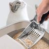 Cats Litter Scooper with Deep Shovel Metal Scoops Hollowed Poops Sifting Metal Handle