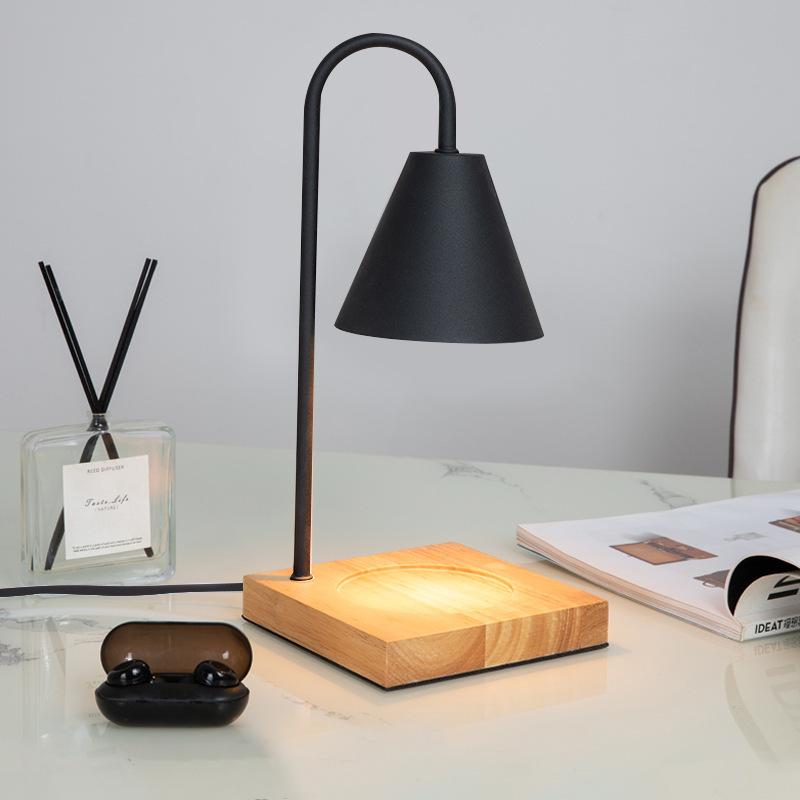 Wax Melting Lamp Aromatherapy Retro Desk Lamp Rechargeable Timed Desk Lamp Bedroom Desktop Bedside Desk Lamp