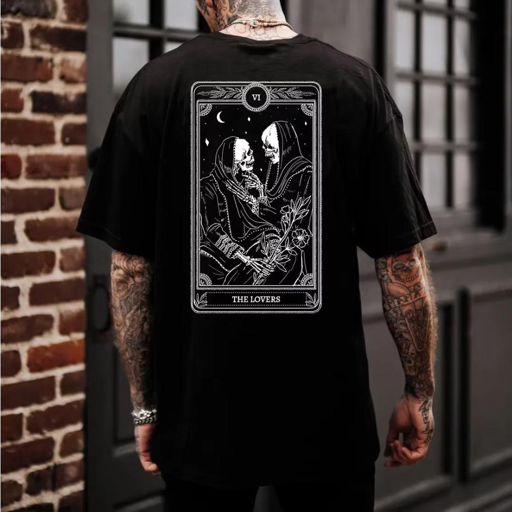 2024 Hipster Fallow Graphic Popular Men's Summer Weird Quick Dry Material Short Sleeve 3D Printed Shirt Loose Shirt Men's Cloth