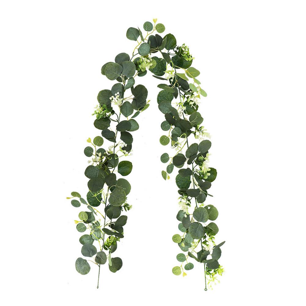 Party Decoration Artificial Eucalyptus Garland Versatile Uses Synthetic Materials Sustainable Choice Easy To Hang Garland Decor