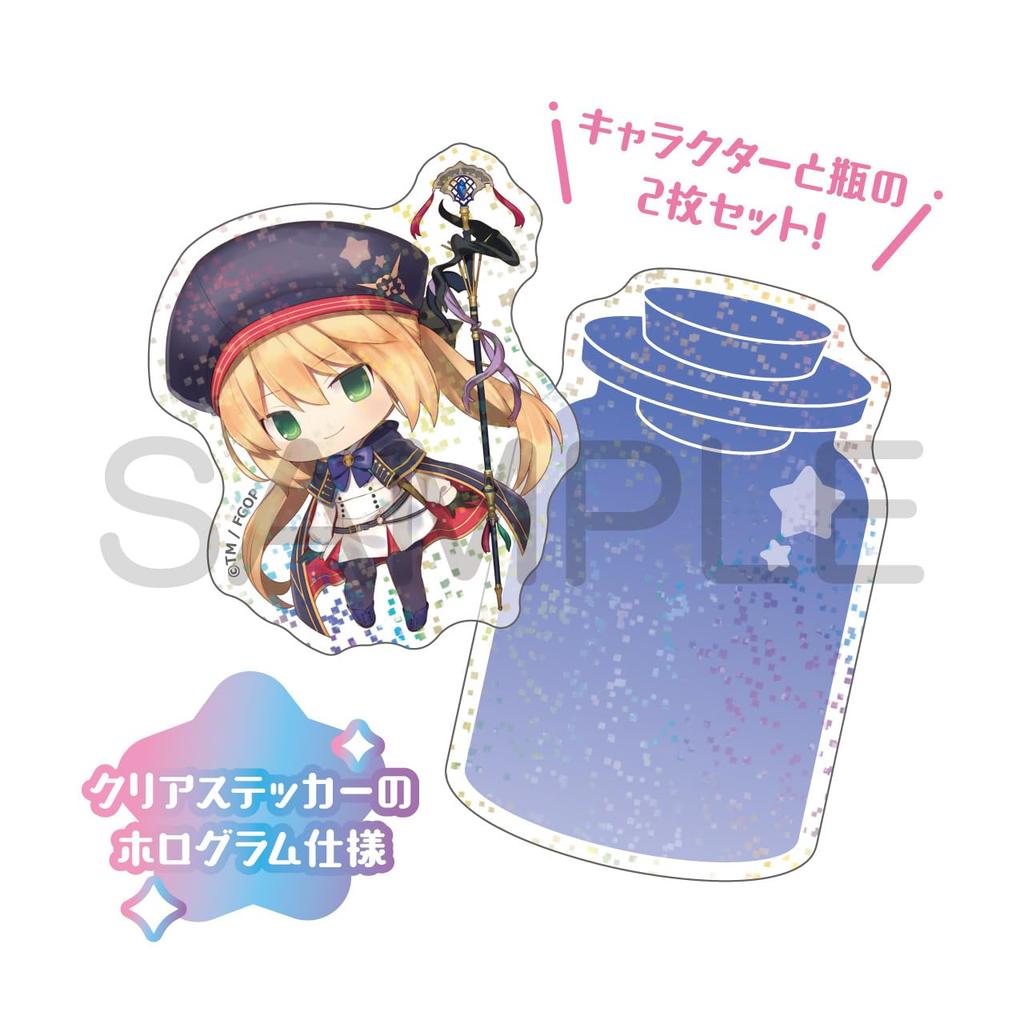 Algernon Product Order Charatoria Sticker Set 1 Box Sizes Within H75 X Clear Stickers Fate/Grand Vol.1 (various W55mm)