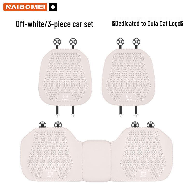 ORA Good Cat Car Seat Covers - Leather Front & Rear for Lightning, Ballet, Black, and White Models