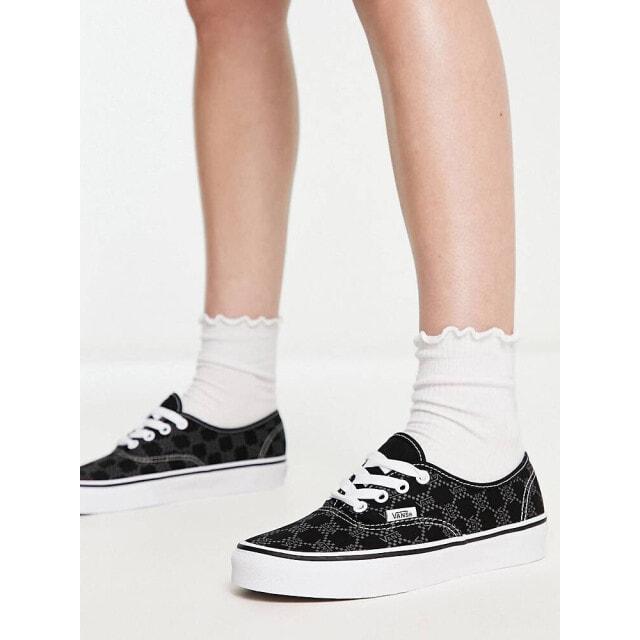 

кроссовки Vans Authentic с монограммой по всей поверхности