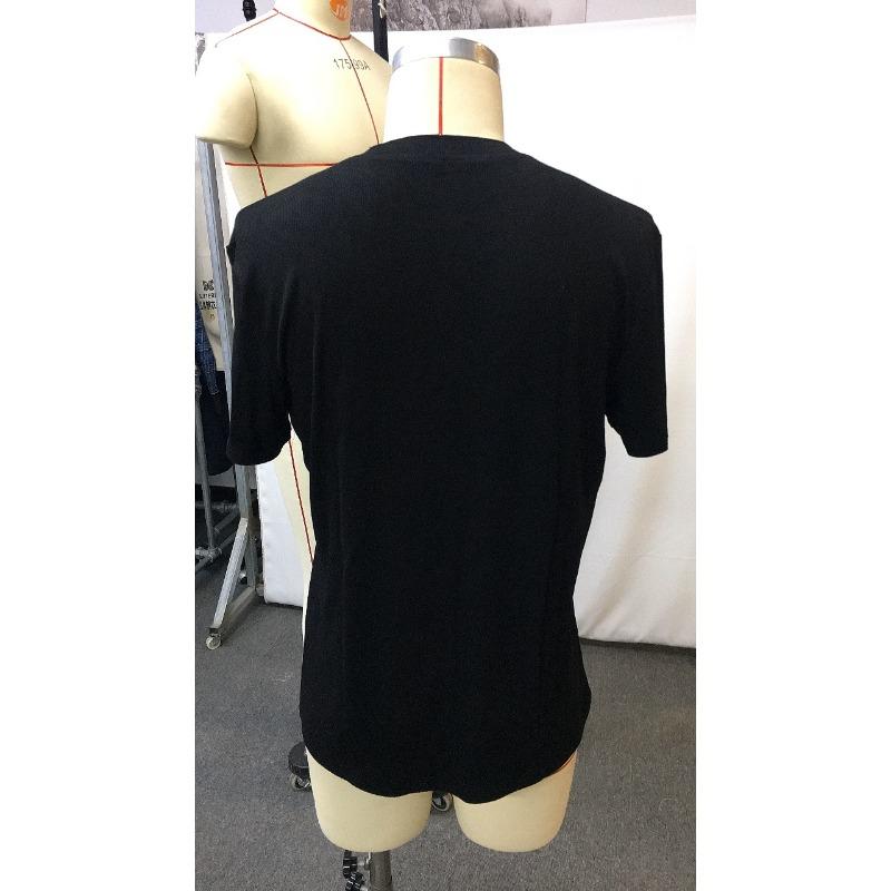 European Size Men'S Solid Color Casual Tight Fitness Henry Collar T-Shirt
