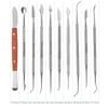 10 PCS Wax Carving Tools Dental Waxing Instruments with Case, Stainless Steel Wax Carvers Set