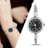Walfront Bracelet Watch for Analog Round Quartz Alloy Strap Open Bracelet Digital Black Disc Watch 4-Color Women, Watch,