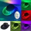 Iridescent LED Light-up Sequin Cowboy Hat for Christmas and Halloween Carnival