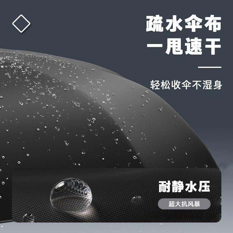 Manual umbrella Large double umbrella Student enlarged thickened reinforced folding umbrella Sunshade female