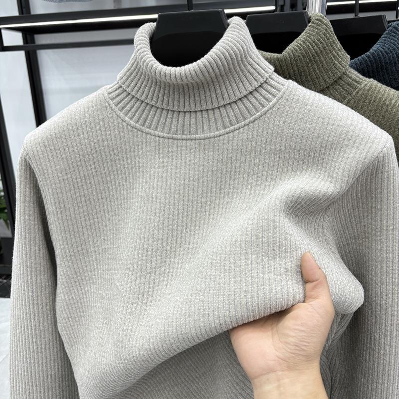 Men's Autumn/Winter Trendy Thickened Lapel Knitwear Top