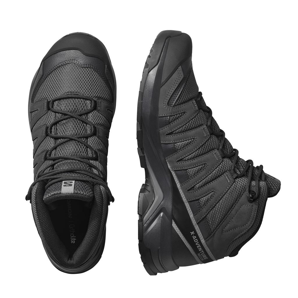 [Salomon] Men's Hiking & Trekking Shoes X-ADVENTURE RECON MID WP – L47809100, Size 27 cm, Asphalt/Phantom/Castlerock