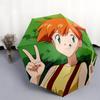 Misty  Pattern, Automatic Folding Umbrella, Portable and Foldable Design, 8 Ribs, a Christmas or Birthday Gift.