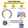 4.8 Cubic Feet Pressure Pump Household Air Conditioner Pressure Gauge Set Micro-Pump 1/3 Horsepower 250 Milliliters