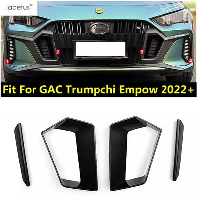 For GAC Trumpchi Empow - 2025 Car Front Bumper Fog Lamp Light Eyebrow Middle Grille Air Intake Slat Cover Trim Accessories