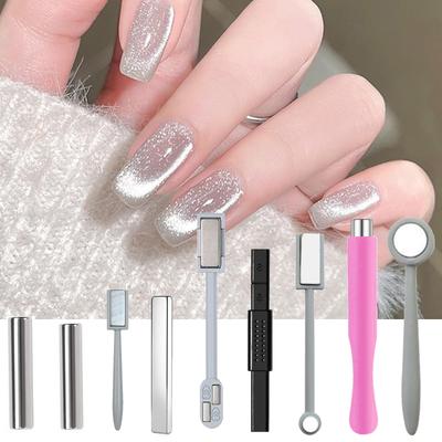4/6/9x Nagel Magnet Set Cat Eye Magnet Cat Eye Gel Nagellack Magnet Werkzeugset Starke Saugkraft Nagelmagnet für Salons